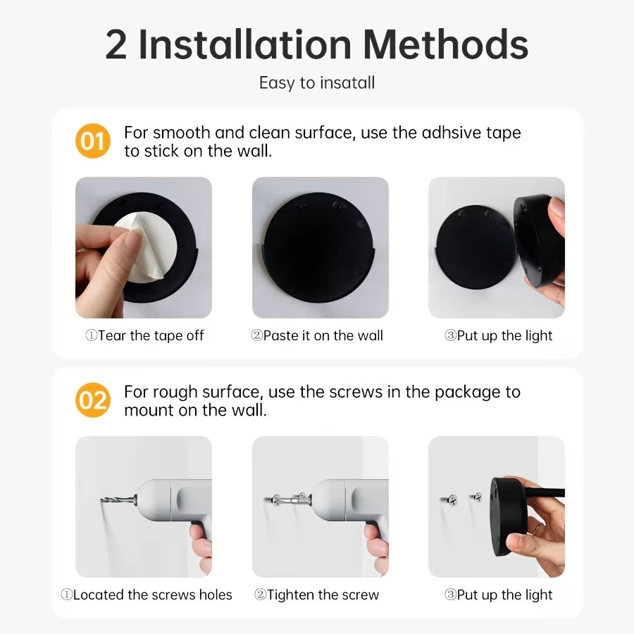 LAMPARA DE PARED  "AURA SPOT" - RECARGABLE